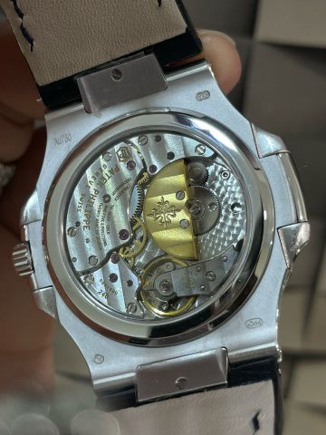 Đồng hồ nam patek* philippe* Phiên bản moissanite mạ vàng 18K