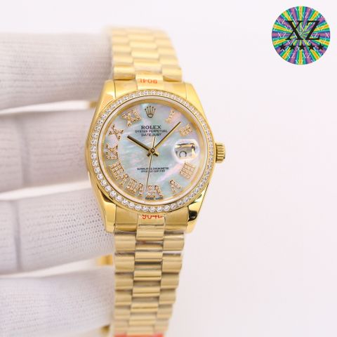 Đồng hồ nữ rolex* 36mm dây kim loại SIÊU CẤP