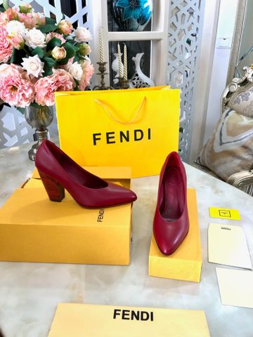 Giày cao gót FENDI* Cao 10cm da bê mềm xịn VIP 1:1 chất lượng hàng đầu