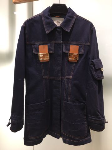 Áo khoác jeans nữ FENDI* SIÊU CẤP