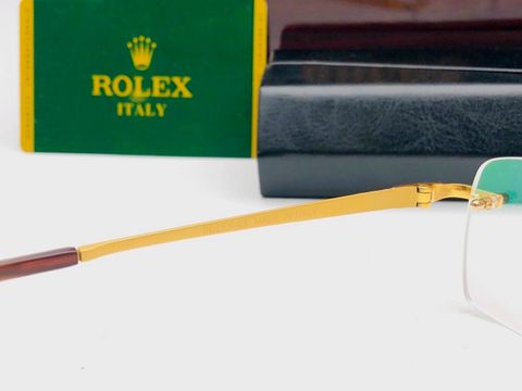 Gọng kính rolex* nam nữ gọng titan mạ vàng siêu bền đẹp sang chảnh tặng kèm bút ký cùng thương hiệu rolex