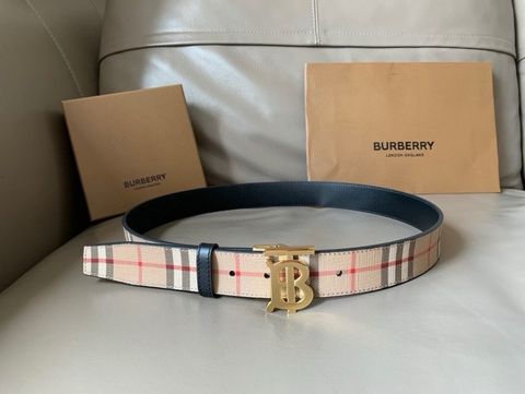 Belt nam BURBERRY* kẻ đẹp SIÊU CẤP