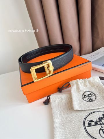 Belt nam HERMES* khoá bấm cao cấp