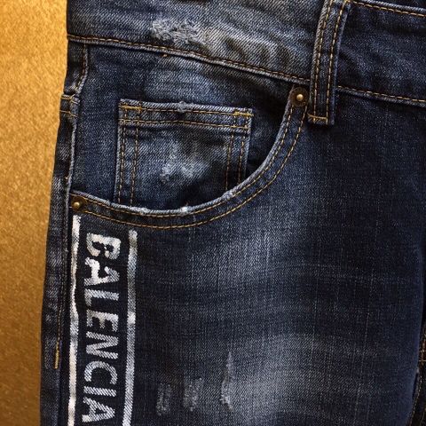 Quần jeans nam balenciaga sườn in chữ đẹp độc cao cấp
