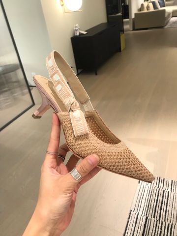 Giày cao gót Dior* SIÊU CẤP chất cói và chất vải có nhiều màu mới đẹp sang loại cao 6cm và 9,5cm