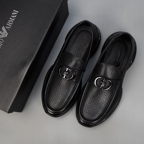 Giày lười ARMANI* da bò mềm cao cấp