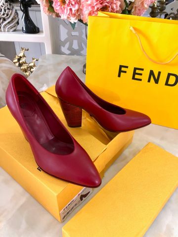 Giày cao gót FENDI* Cao 10cm da bê mềm xịn VIP 1:1 chất lượng hàng đầu