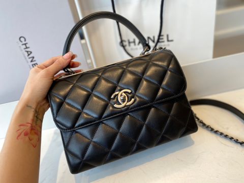 Túi xách nữ chanel* da cừu VIP 1:1 nẹp kim loại chất da xịn mềm đẹp