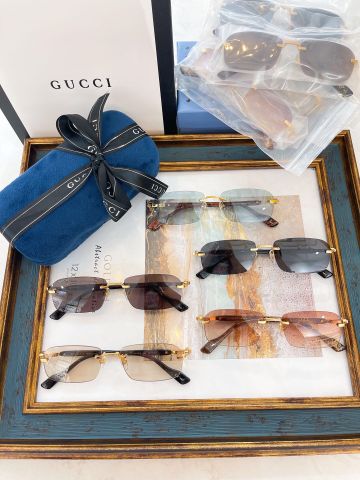 Kính GUCCI* nam nữ ko viền đẹp độc VIP 1:1