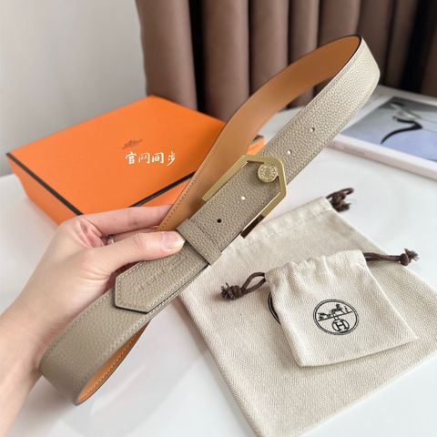 Belt nam nữ HERMES* bản vừa 3,5cm dây da bò togo nhập khẩu cao cấp  hàng SIÊU CẤP