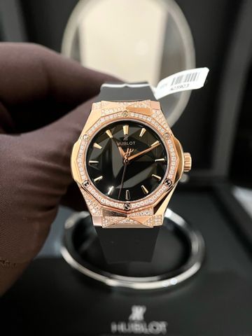 Đồng hồ nam Hublot* mặt nạm kim đẹp sang lịch lãm