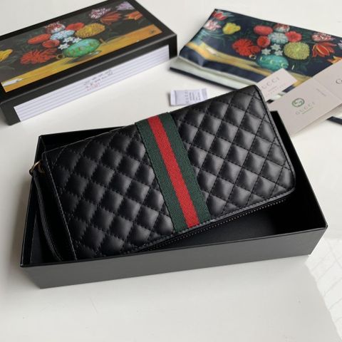 Ví nữ GUCCI da trần trám kiểu đẹp sang 19cm SIÊU CẤP