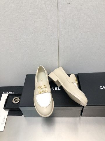 Giày nữ Loafer chanel* da bò phối màu đẹp VIP 1:1 chất lượng hàng đầu