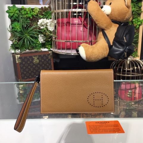 Clutch HERMES 21cm da mềm đẹp