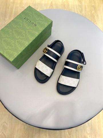 Sandal nam GUCCI* quai hoạ tiết Logo đẹp cao cấp