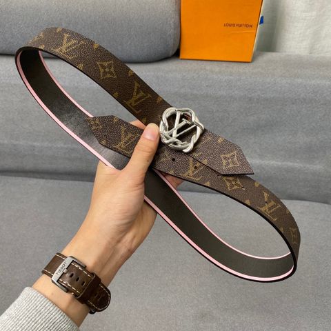 Belt nữ LV* dùng hai mặt hoạ tiết Monogram đẹp cao cấp