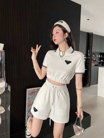 Bộ thể thao short nữ PRADA* SIÊU CẤP