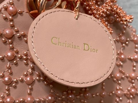 Túi xách nữ Dior* lady thêu lưới hạt đẹp sang VIP 1:1