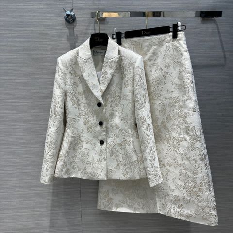 Bộ váy áo vest Dior* hoạ tiết đẹp sang thanh lịch VIP 1:1