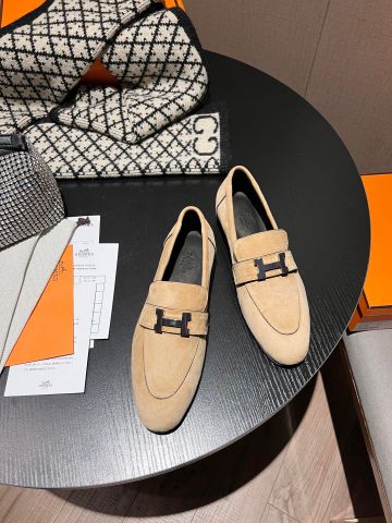 Giày lười nữ Hermes* da lộn VIP 1:1