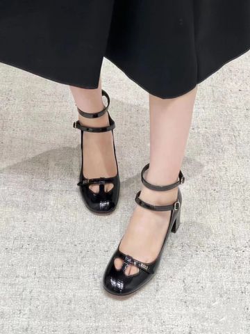 Giày cao gót Dior* da bóng dáng đẹp sang hai loại cao 3,5cm và 6cm VIP 1:1