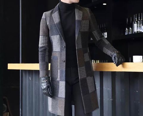 Vest dạ lông cừu cho nam phối màu cao cấp chính hãng  hongKong