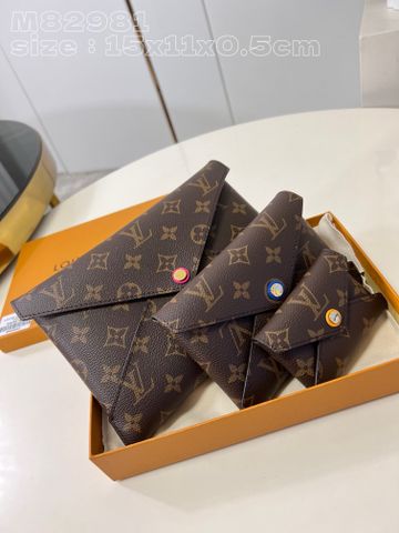 Clutch LV* nữ set 3 món 3 ví lót màu đẹp VIP 1:1