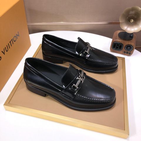 Giày nam Loafer LV* da bóng mờ đẹp lịch lãm cao cấp