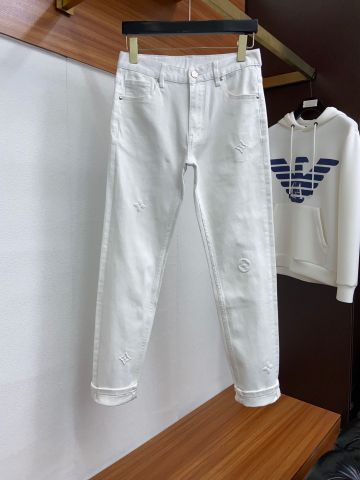 Quần jeans nam LV* trắng đẹp VIP 1:1