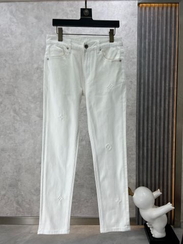 Quần jeans nam LV* màu trắng đẹp VIP 1:1