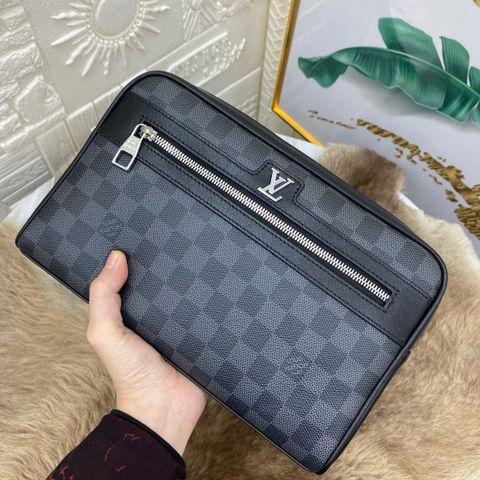 Clutch LV* hoạ tiết karo đẹp cao cấp