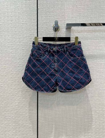 Quần short jeans chanel* vân hồng đẹp SIÊU CẤP