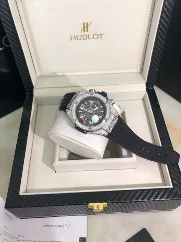 Đồng hồ nam Hublot* thể thao máy cơ mặt nạm kim dây cao su đẹp độc VIP 1:1