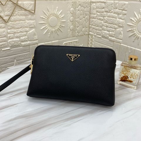 Clutch PRADA* khoá số da bò mềm đẹp SIÊU CẤP