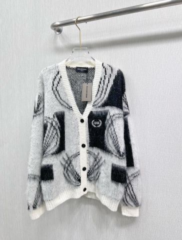 Áo len lông BALENCIAGA* hoạ tiết đen trắng đẹp VIP 1:1