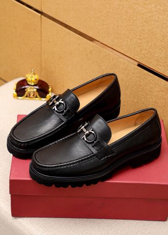 Giày nam Loafer SALVATORE* đế cao da bò lỳ cao cấp