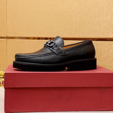 Giày nam Loafer SALVATORE* đế cao da bò lỳ cao cấp