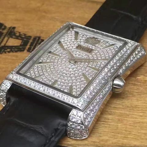 Đồng hồ piaget mặt chữ nhật nạm full kim nhân tạo hàng siêu cấp