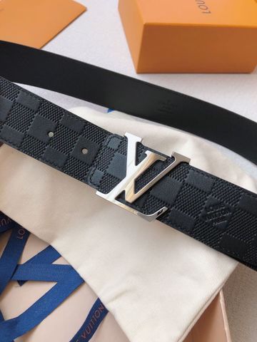 Belt nam LV* dây da bò dập karo