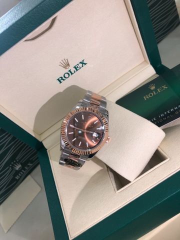 Đồng hồ nam rolex* case 41mm dây kim loại máy cơ có nhiều màu mặt đẹp VIP 1:1