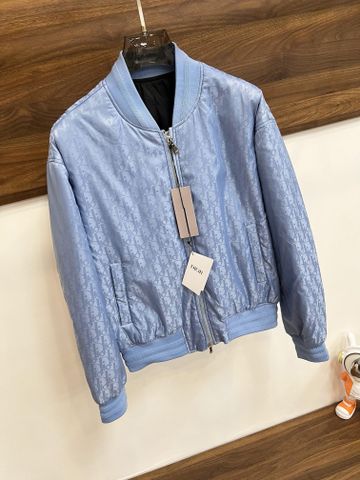 Áo khoác bomber nam DIOR* hoạ tiết oblique VIP 1:1