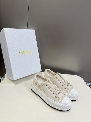 Giày thể thao nữ Dior* chất vải canvas xịn đẹp VIP 1:1