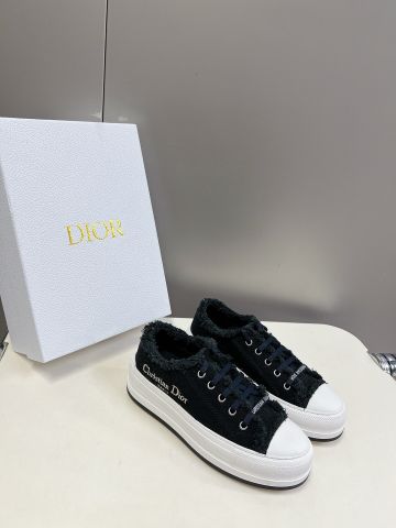 Giày thể thao nữ Dior* chất vải canvas xịn đẹp VIP 1:1