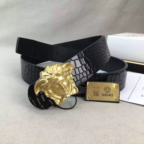 Belt nam versace dây vân cá sấu dùng 2 mặt