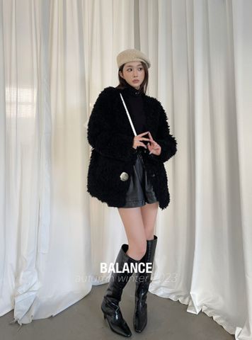 Áo khoác len xù BALENCIAGA* hàng độc VIP 1:1