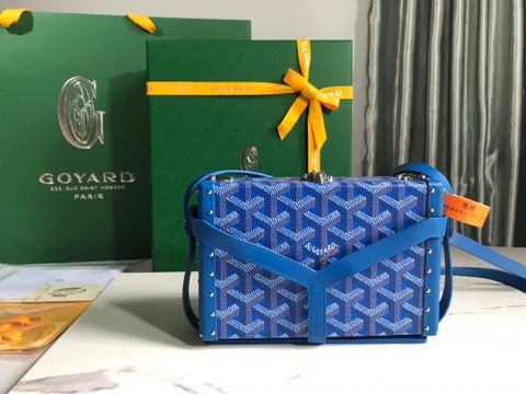 Túi hộp cứng GOYARD* mini 17cm nam nữ hoạ tiết Logo nhiều màu đẹp độc VIP 1:1