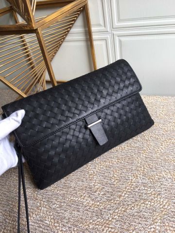 Clutch BV* nam nữ da đan 27cm