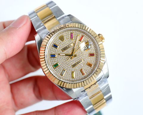 Đồng hồ nam rolex* dây kim loại