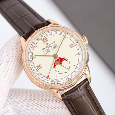 Đồng hồ nam vacheron* consstantin* máy cơ dây da đẹp lịch lãm