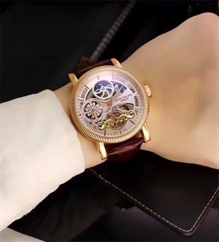 Đồng hồ patek philippe máy cơ dây da